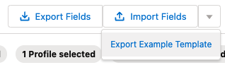 Export example template